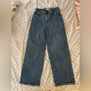 Madewell The Perfect Vintage wide-leg crop Jean size 26